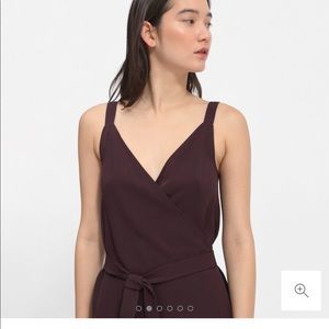 Everlane Japanese GoWeave Tank Wrap Dress